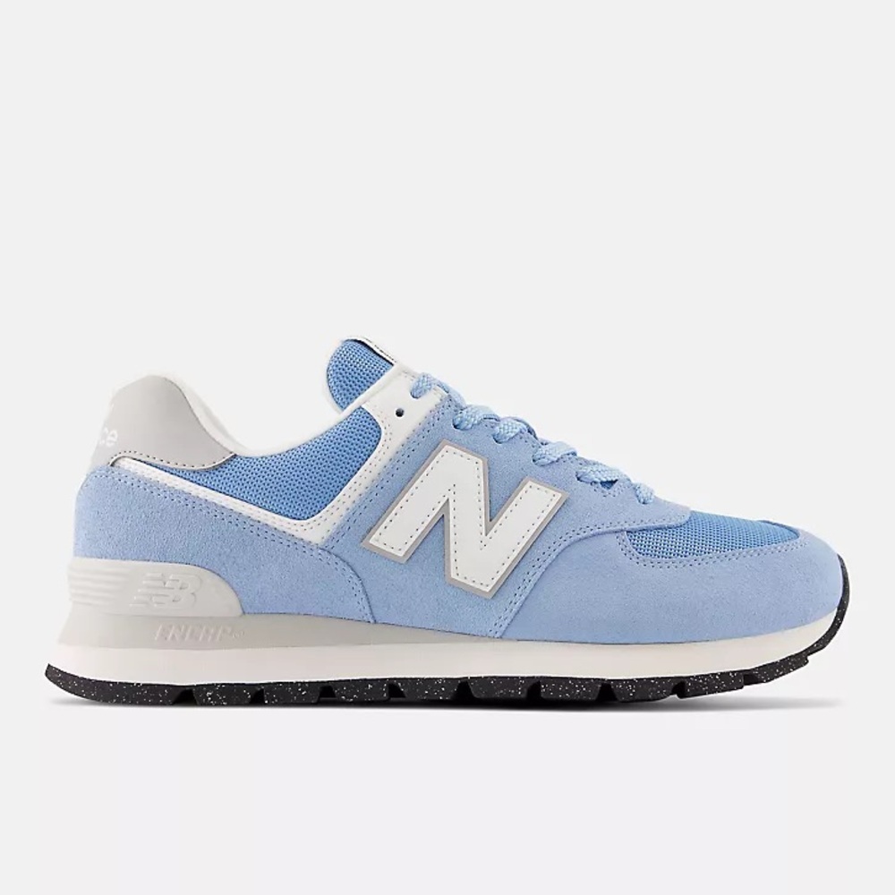 New Balance 574 Rugged Blue with White